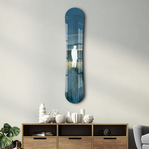 Lost Signal | Snowboard Glass Wall Art