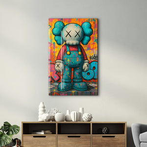 Sokak Enerjisi - Pop Graffiti Cam Duvar Tablosu