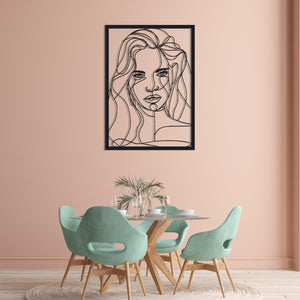 ・"Beautiful Face"・Premium Metal Wall Art - Limited Edition - ArtDesigna Glass Printing Wall Art
