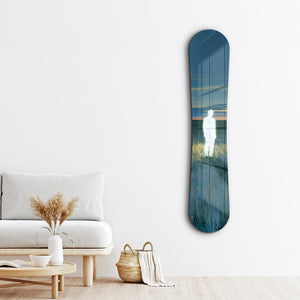 Lost Signal | Snowboard Glass Wall Art
