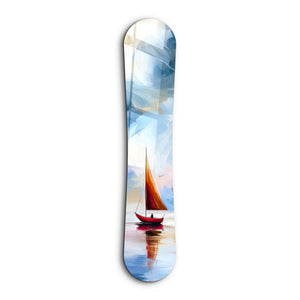Minimal Sailboat | Snowboard Cam Duvar Tablosu