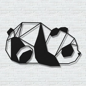 ・"Cute Panda"・Premium Metal Wall Art - Limited Edition - ArtDesigna Glass Printing Wall Art