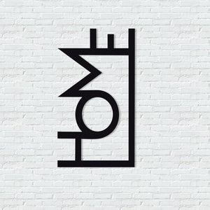 ・"Home Sign"・Premium Metal Wall Art - Limited Edition - ArtDesigna Glass Printing Wall Art