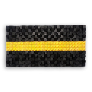 Golden Way| Premium Wood Handmade Wall Sculpture - Limited Edition - Artdesigna