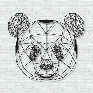 ・"Panda"・Premium Metal Wall Art - Limited Edition - ArtDesigna Glass Printing Wall Art