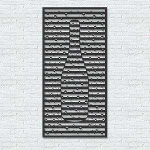 ・"Bottle"・Premium Metal Wall Art - Limited Edition - ArtDesigna Glass Printing Wall Art