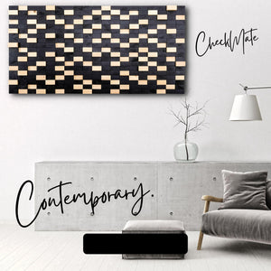 ・"Checkmate"・Premium Wood Handmade Wall Sculpture - Limited Edition - ArtDesigna Glass Printing Wall Art