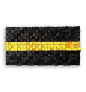 Golden Way| Premium Wood Handmade Wall Sculpture - Limited Edition - Artdesigna