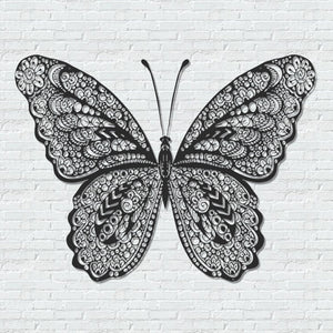 ・"Butterfly"・Premium Metal Wall Art - Limited Edition - ArtDesigna Glass Printing Wall Art