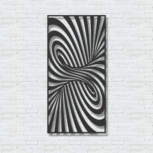 ・"Spiral Vertical"・Premium Metal Wall Art - Limited Edition - ArtDesigna Glass Printing Wall Art