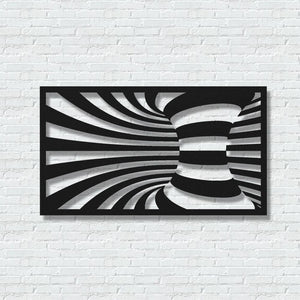 ・"Spiral R"・Premium Metal Wall Art - Limited Edition - ArtDesigna Glass Printing Wall Art