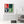 Retro kare glass wall art featuring 