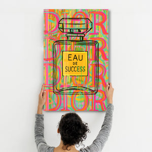 Eau de Success - Pop Luxe Cam Duvar Tablosu
