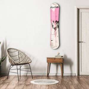 Pink Grunge Portrait | Snowboard Cam Duvar Tablosu