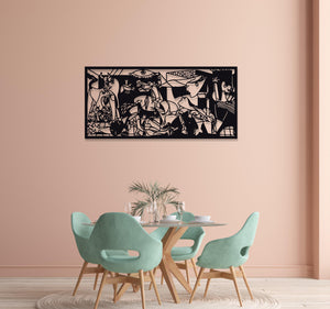 ・"Guernica Pablo Picasso"・Premium Metal Wall Art - Limited Edition - ArtDesigna Glass Printing Wall Art