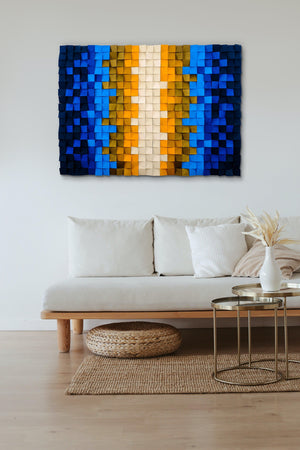 Avatar | Premium Wood Handmade Wall Sculpture - Limited Edition - Artdesigna