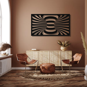 ・"Spiral M"・Premium Metal Wall Art - Limited Edition - ArtDesigna Glass Printing Wall Art