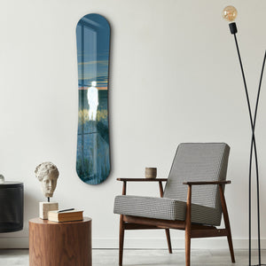 Lost Signal | Snowboard Glass Wall Art