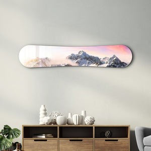 Sunrise Alpine Peaks | Snowboard Cam Duvar Tablosu