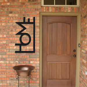 ・"Home Sign"・Premium Metal Wall Art - Limited Edition - ArtDesigna Glass Printing Wall Art