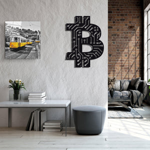 ・"Bitcoin"・Premium Metal Wall Art - Limited Edition - ArtDesigna Glass Printing Wall Art