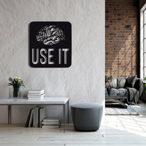 ・"Use It"・Premium Metal Wall Art - Limited Edition - ArtDesigna Glass Printing Wall Art