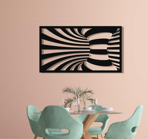 ・"Spiral R"・Premium Metal Wall Art - Limited Edition - ArtDesigna Glass Printing Wall Art