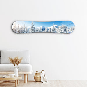 Snowy Alpine Landscape | Snowboard Cam Duvar Tablosu