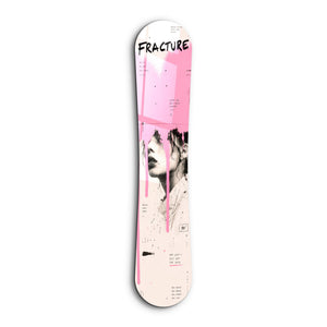 Pink Grunge Portrait | Snowboard Cam Duvar Tablosu