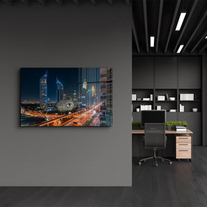 Dubai Skyline | Cam Duvar Tablosu