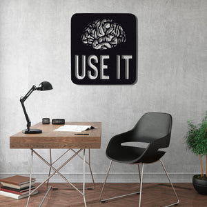 ・"Use It"・Premium Metal Wall Art - Limited Edition - ArtDesigna Glass Printing Wall Art