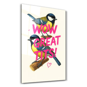 Wow Great Tits! - Cheeky Bird Cam Duvar Tablosu