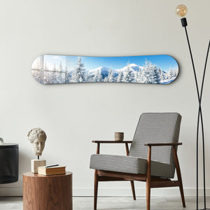 Snowy Alpine Landscape | Snowboard Cam Duvar Tablosu