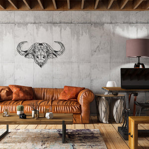 ・"Buffalo"・Premium Metal Wall Art - Limited Edition - ArtDesigna Glass Printing Wall Art