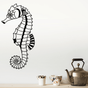・"SeaHorse"・Premium Metal Wall Art - Limited Edition - ArtDesigna Glass Printing Wall Art