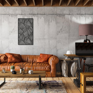 ・"Leafs"・Premium Metal Wall Art - Limited Edition - ArtDesigna Glass Printing Wall Art