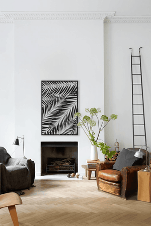 ・"Palm Leafs"・Premium Metal Wall Art - Limited Edition - ArtDesigna Glass Printing Wall Art