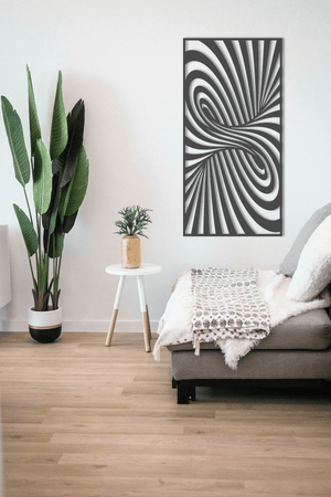 ・"Spiral Vertical"・Premium Metal Wall Art - Limited Edition - ArtDesigna Glass Printing Wall Art