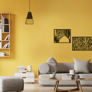 ・"Zebra"・Premium Metal Wall Art - Limited Edition - ArtDesigna Glass Printing Wall Art