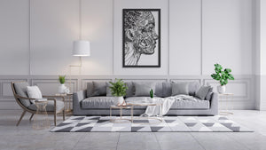 ・"Theadora"・Premium Metal Wall Art - Limited Edition - ArtDesigna Glass Printing Wall Art