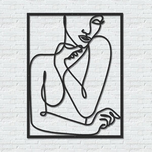 ・"Body Lines v2"・Premium Metal Wall Art - Limited Edition - ArtDesigna Glass Printing Wall Art