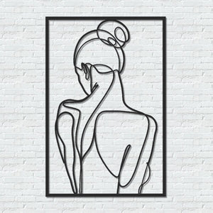 ・"Body Lines v1"・Premium Metal Wall Art - Limited Edition - ArtDesigna Glass Printing Wall Art