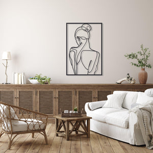 ・"Body Lines v1"・Premium Metal Wall Art - Limited Edition - ArtDesigna Glass Printing Wall Art