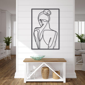 ・"Body Lines v1"・Premium Metal Wall Art - Limited Edition - ArtDesigna Glass Printing Wall Art