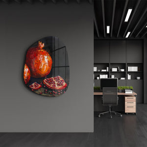 Kızıl Hasat – Amorf Cam Duvar Tablosu