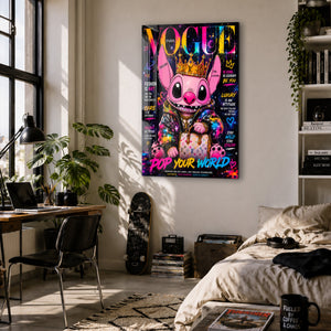 Vogue Galaxy by Mr. Pablo Costa | Cam Duvar Tablosu