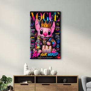 Vogue Galaxy by Mr. Pablo Costa | Cam Duvar Tablosu