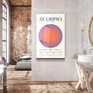 Aura Collection | Zodiac Glass Wall Art - Artdesigna