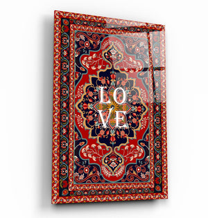 ・"Carpet Of Love"・Designers Collection Glass Wall Art - ArtDesigna Glass Printing Wall Art