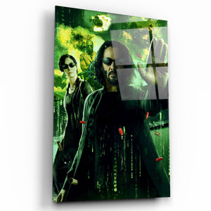 ・"Reborn Of The Matrix"・Designers Collection Glass Wall Art - ArtDesigna Glass Printing Wall Art